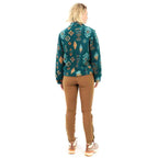 Protest Womens Adele Outdoor Full Zip Top  Rainstorm Blue