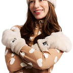 Protest Womens Pyriet Snow Ski Mitten Kit off White