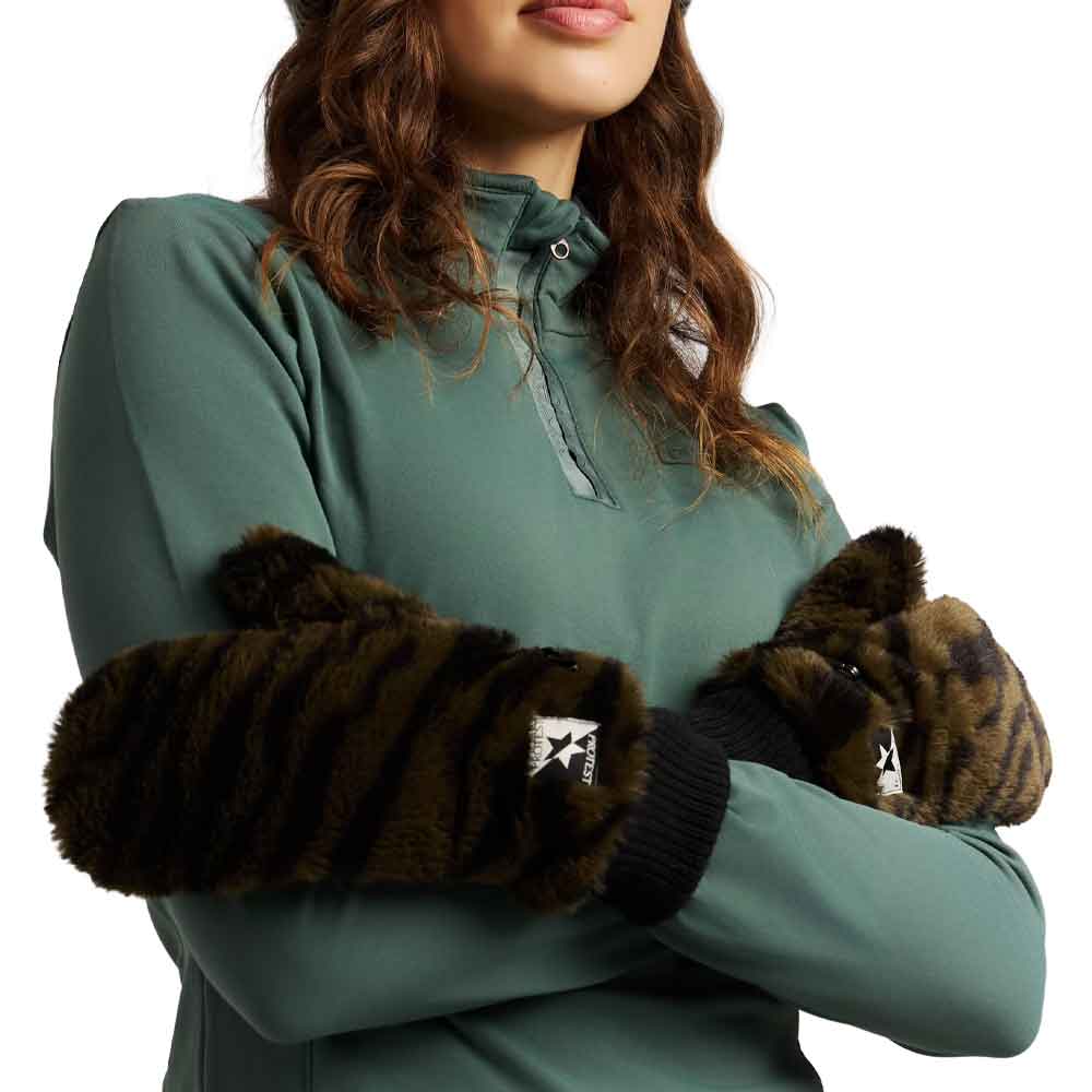 Protest Womens Pyriet Snow Ski Mitten True Black