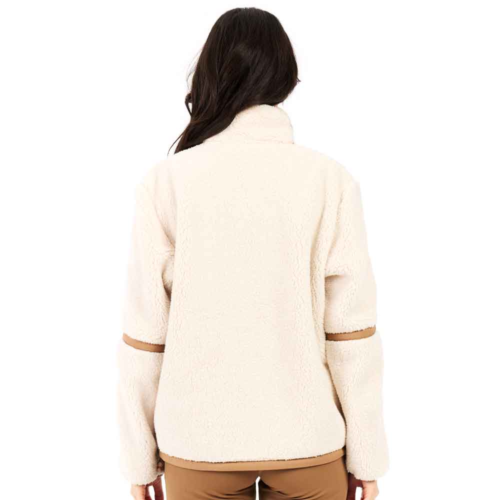 Protest Womens Red Outdoor Full Zip Top  Teddy Brown