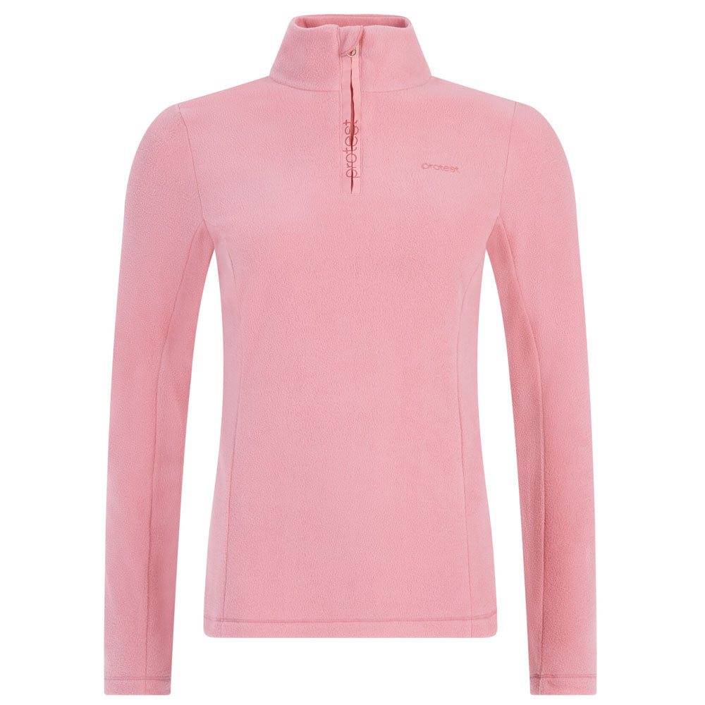 Protest Womens Remutez 1/4 Zip Active Top  Vintage Pink