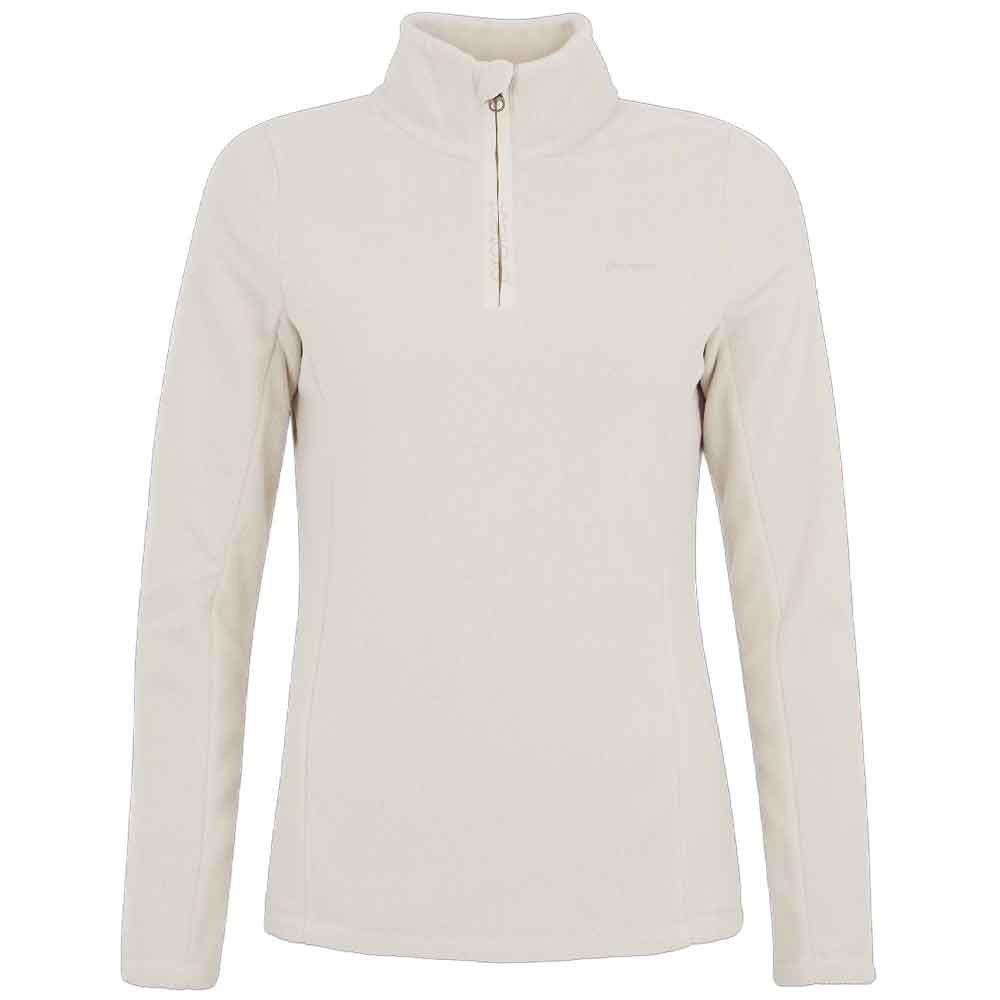 Protest Womens Remutez 1/4 Zip Fleece Top Kit off White