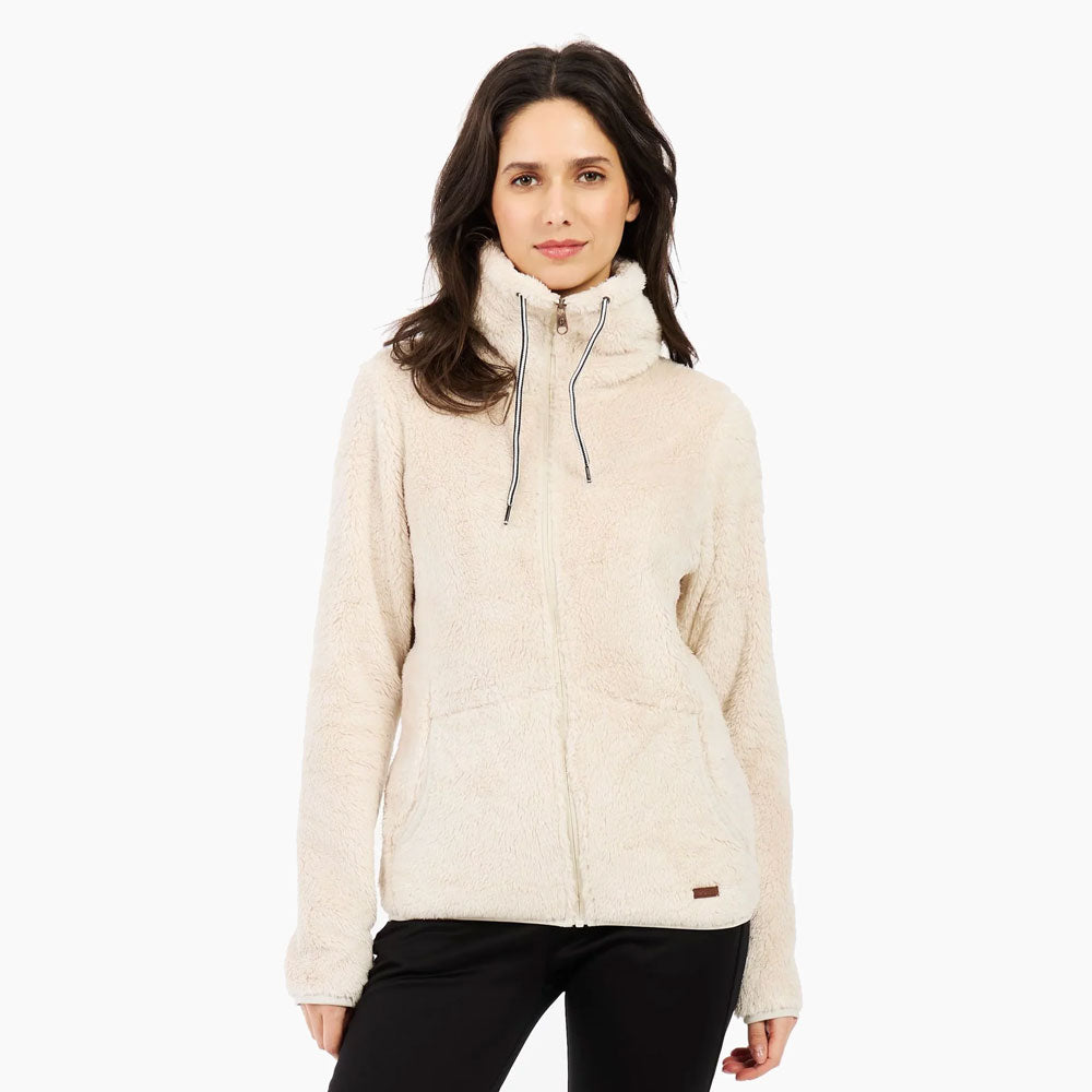 Protest Womens Riri Full Zip Fleece  Kit Off White
