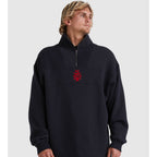 Quiksilver Boogie Man Zip Crew Sweatshirt