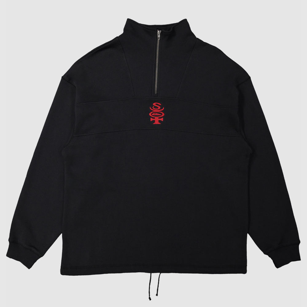 Quiksilver Boogie Man Zip Crew Sweatshirt