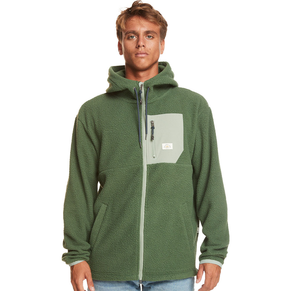 Quiksilver Clean Coasts Zip Hooded Fleece