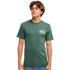 Quiksilver Ev Surf Garage T Shirt  Forest