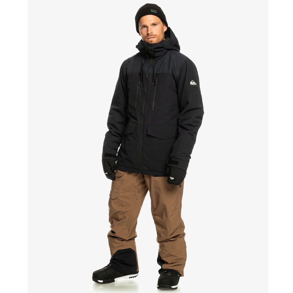 Quiksilver Fairbanks Ski/Snowboard Jacket - True Black