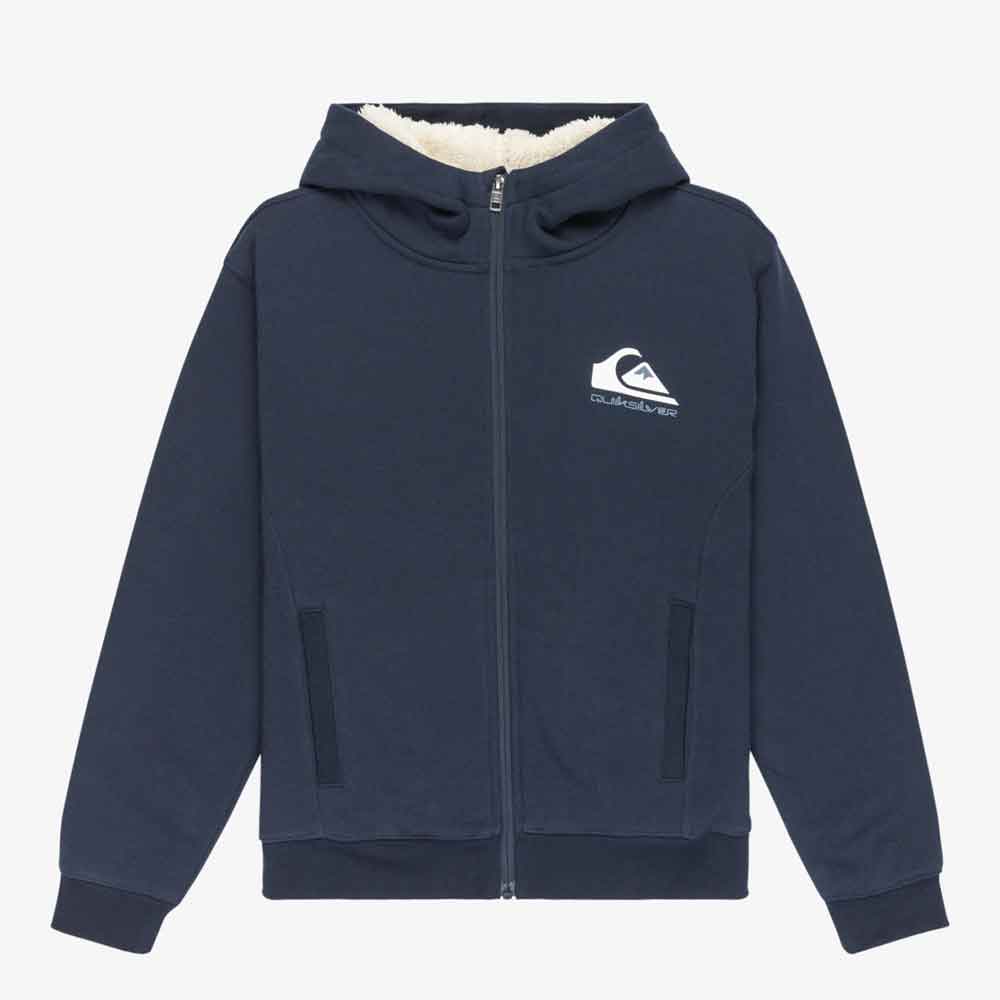 Quiksilver Fleece Sherpa Youth Full Zip Hoodie