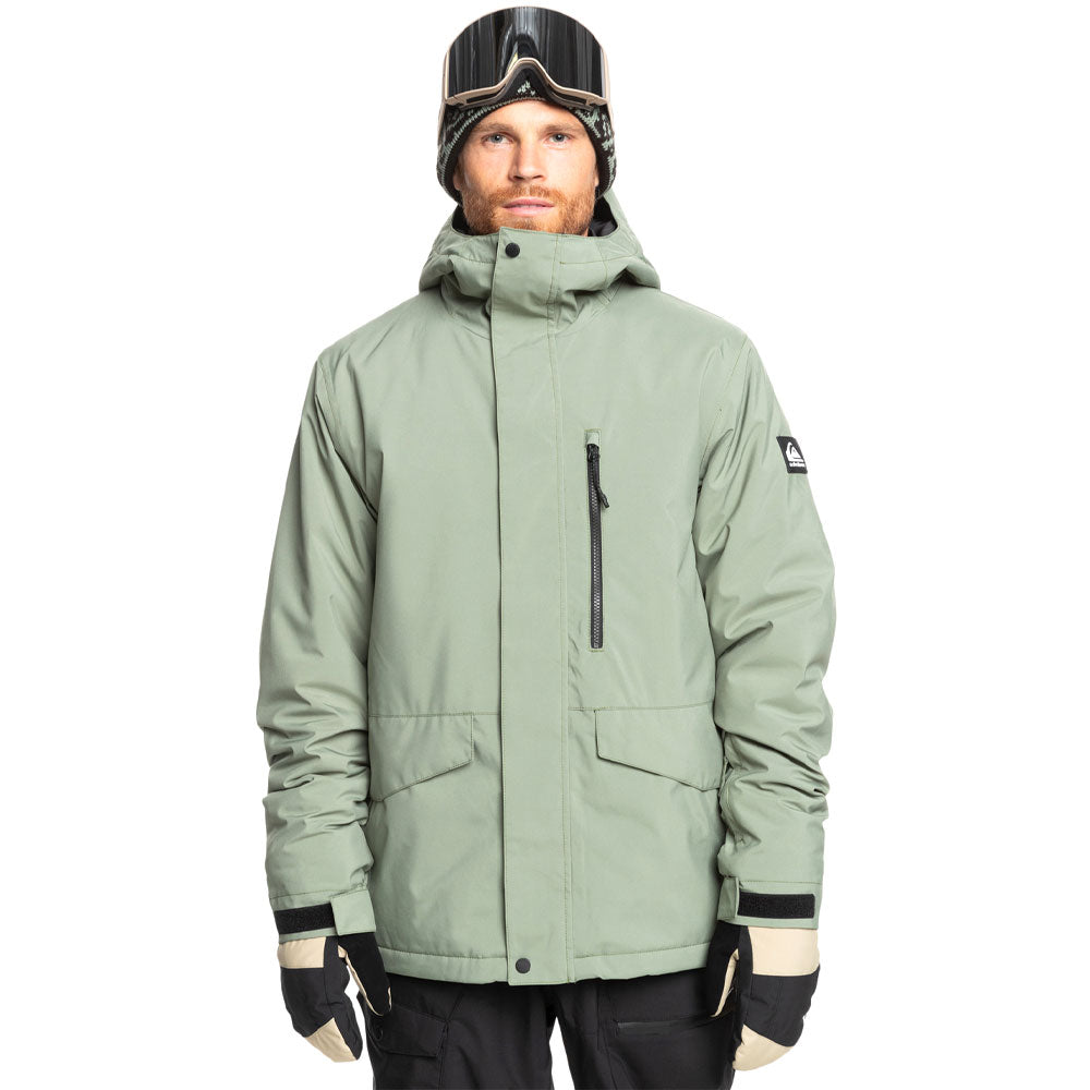 Quiksilver Mission Solid Snow Jacket - Sea Spray