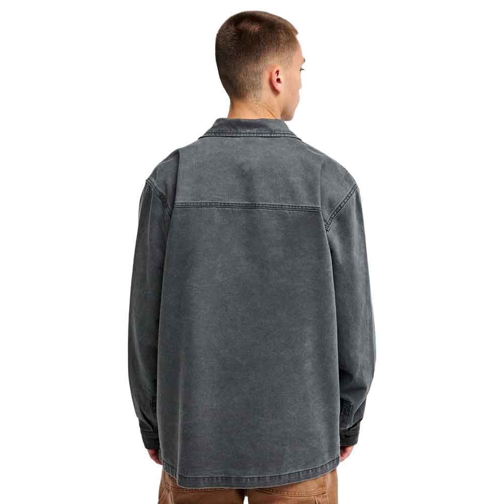 Quiksilver Mohab Washed Twill Longsleeve Shirt  Black