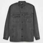 Quiksilver Mohab Washed Twill Longsleeve Shirt  Black