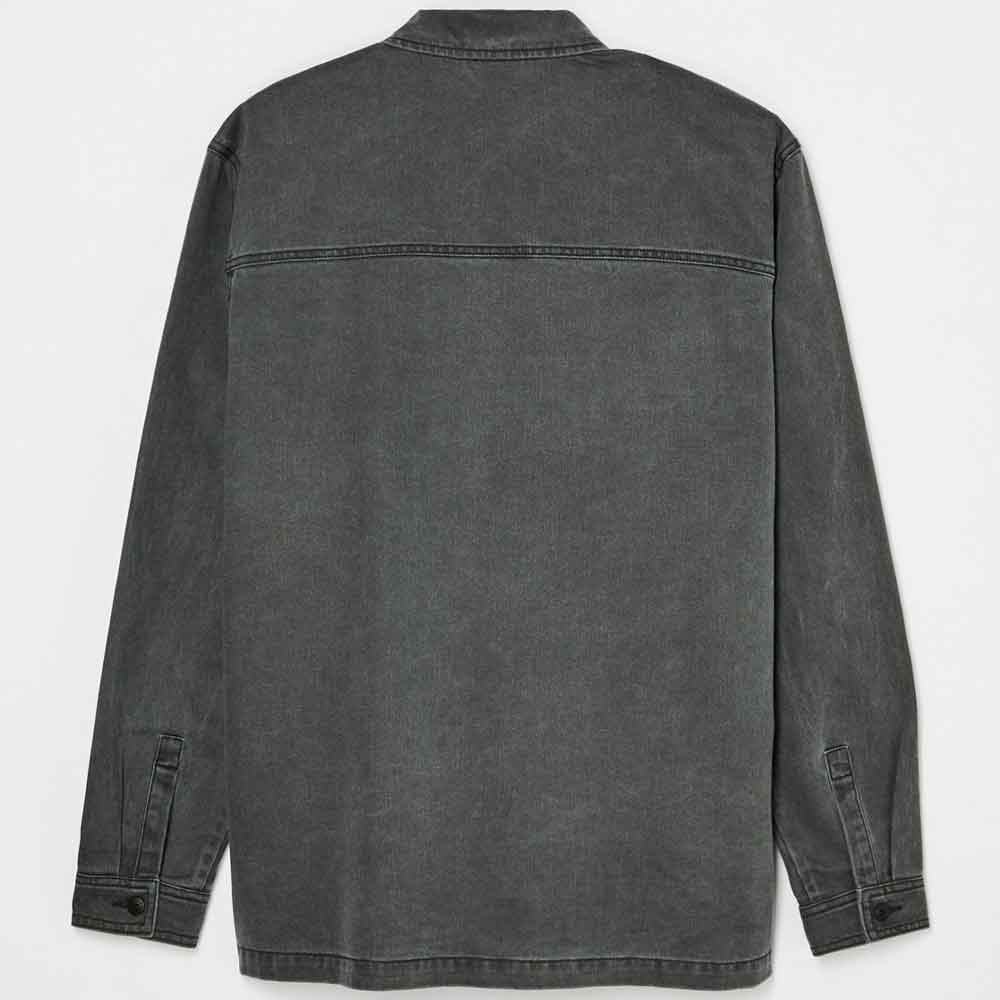 Quiksilver Mohab Washed Twill Longsleeve Shirt  Black