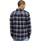 Quiksilver Motherfly Plaid Longsleeve Shirt  Black