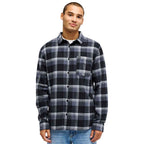 Quiksilver Motherfly Plaid Longsleeve Shirt  Black