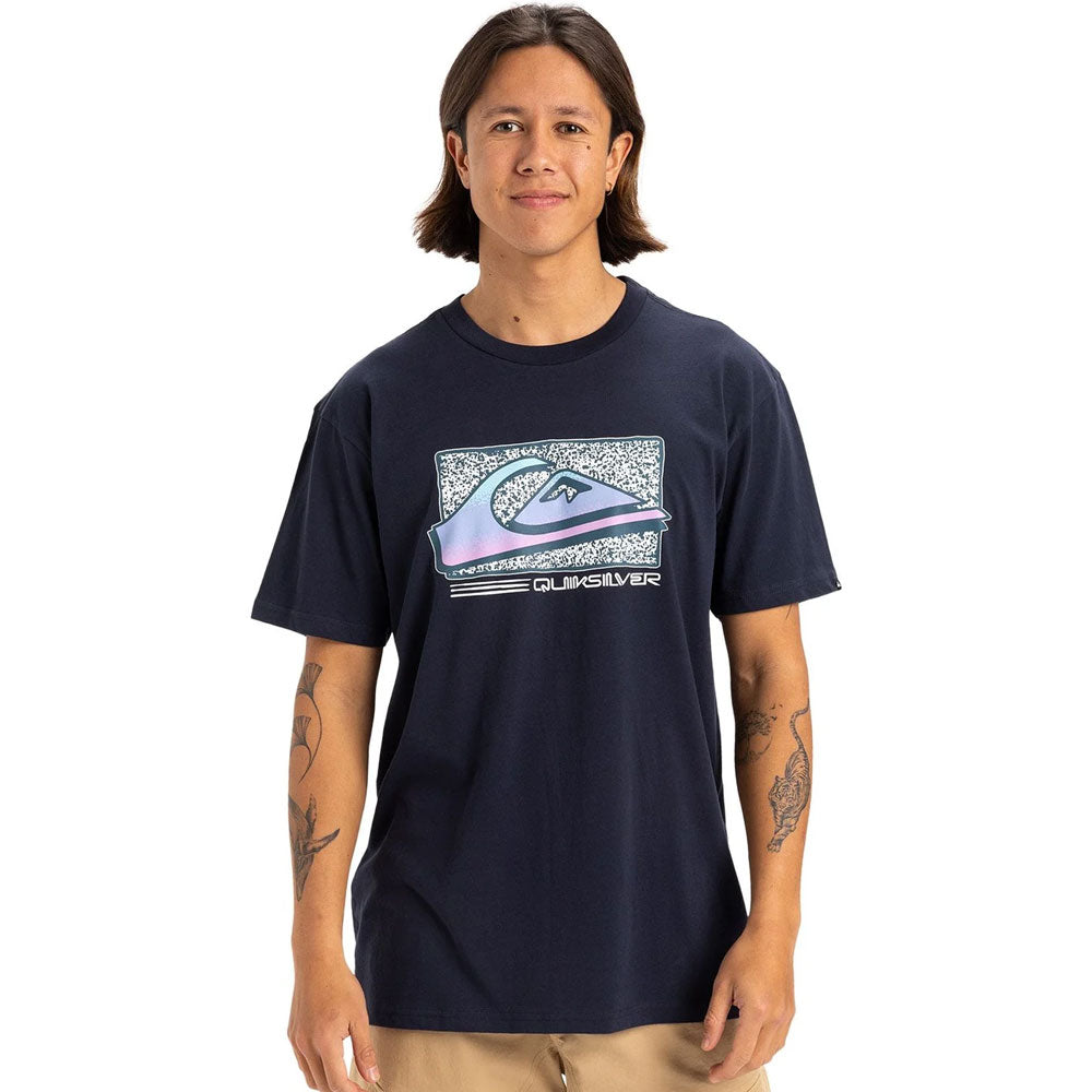 Quiksilver Retro Fade T Shirt Navy