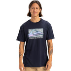 Quiksilver Retro Fade T Shirt Navy