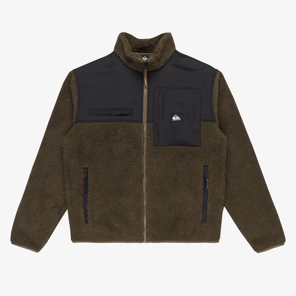 Quiksilver Shallow Water Fleece - Canteen