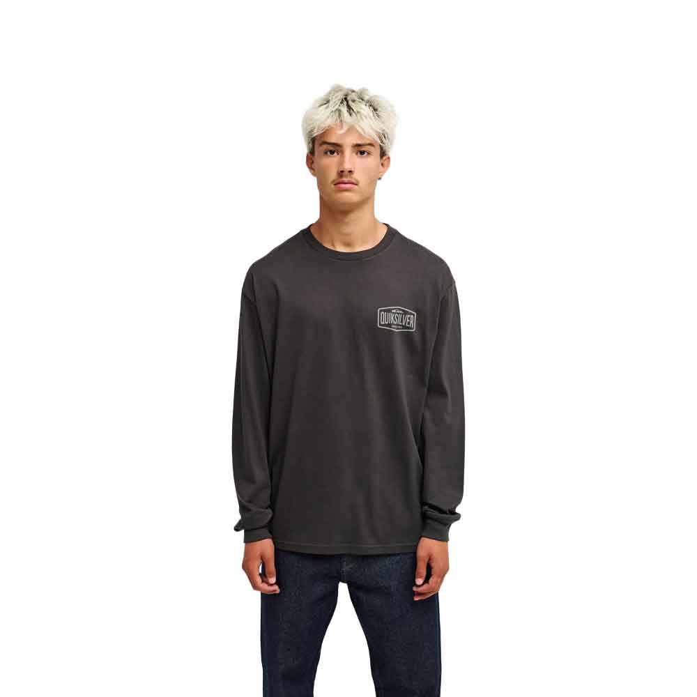 Quiksilver Surf Garage Longsleeve Tee Tarmac