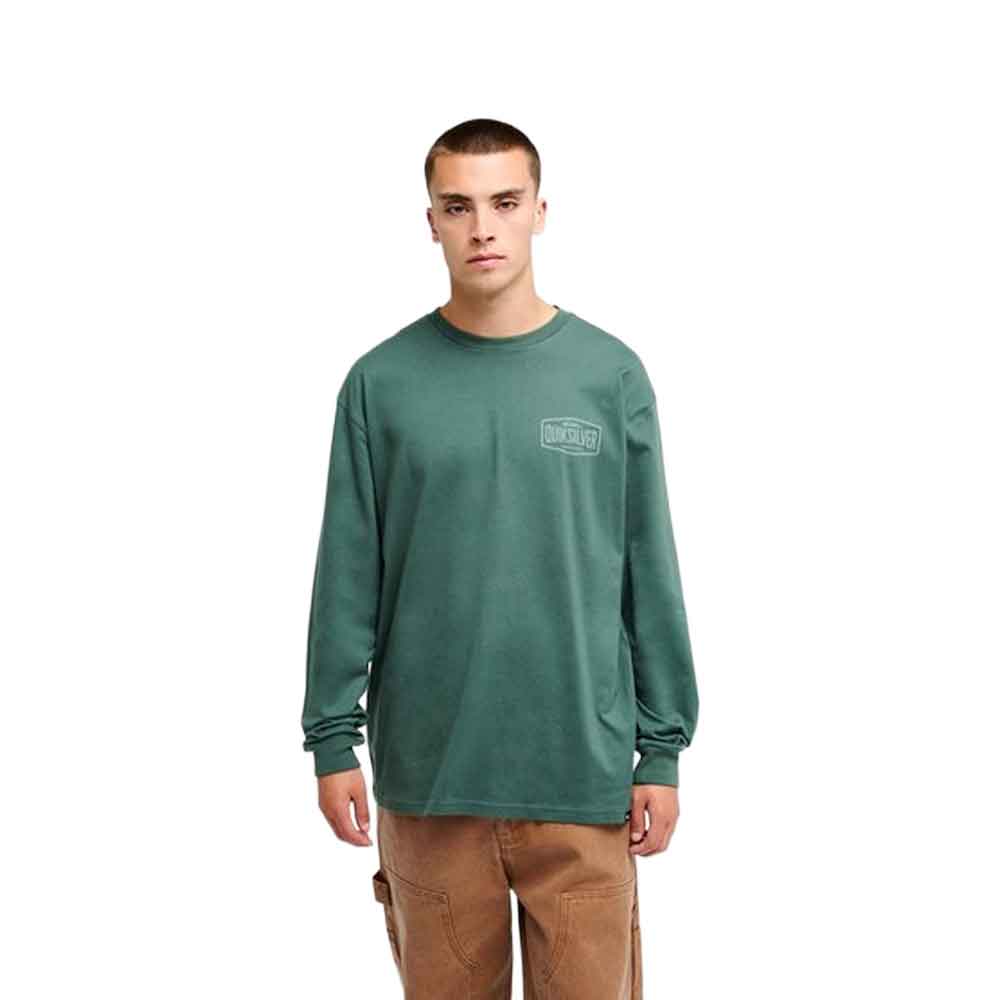 Quiksilver Surf Garage Longsleeve Tee Forest