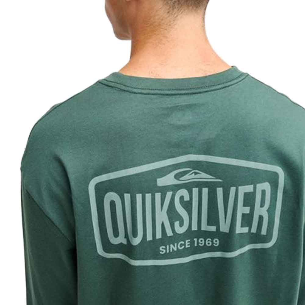 Quiksilver Surf Garage Longsleeve Tee Forest