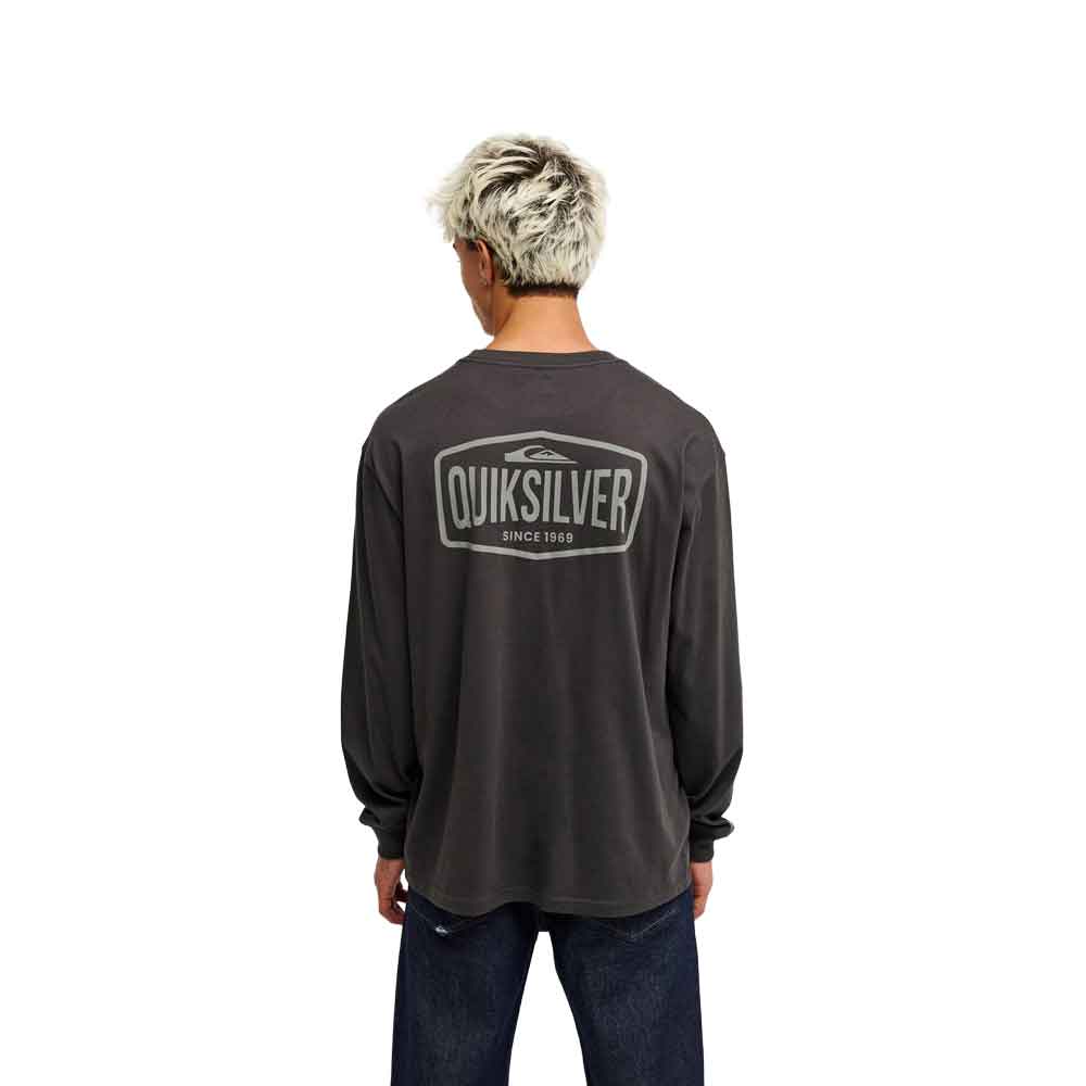 Quiksilver Surf Garage Longsleeve Tee Tarmac