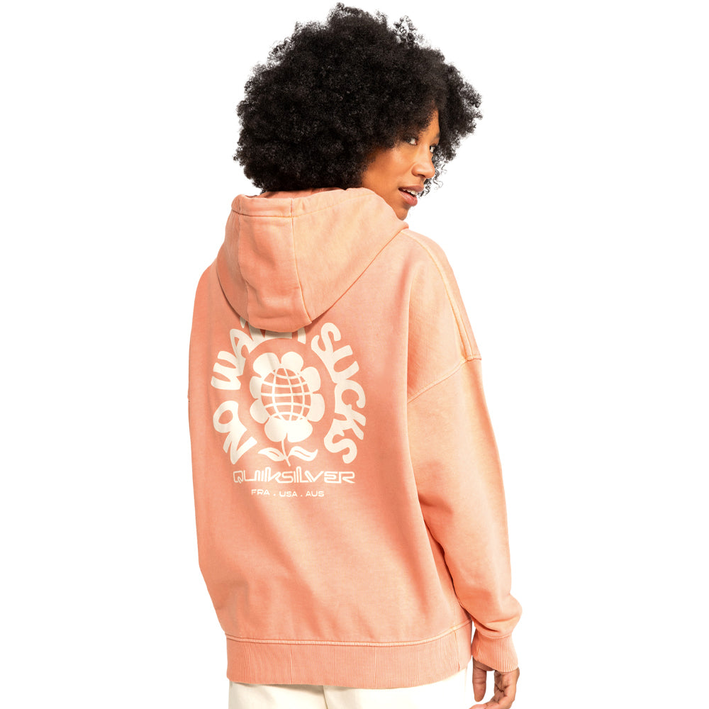Quiksilver Womens Uni Oversized Hoodie Ocean Sports Boardridersguide
