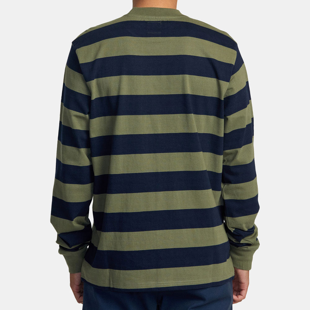 RVCA Chainmail Stripe Long Sleeve T-Shirt