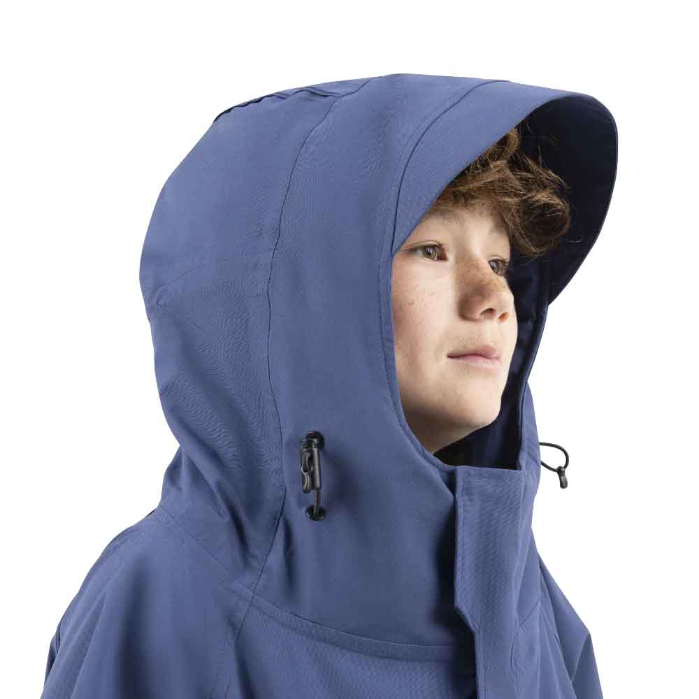 Red Kids Pro Dry Change Robe Admiral Blue