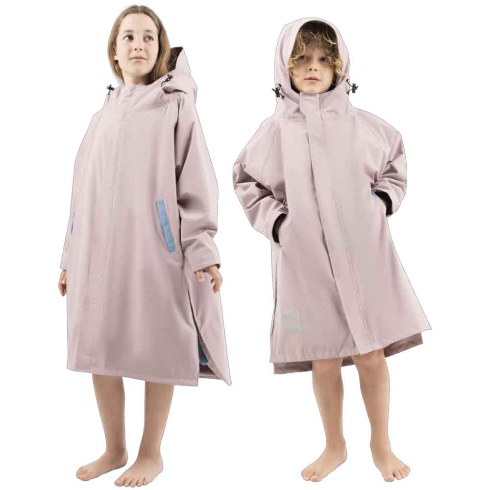 Red Kids Pro Dry Change Robe Pink