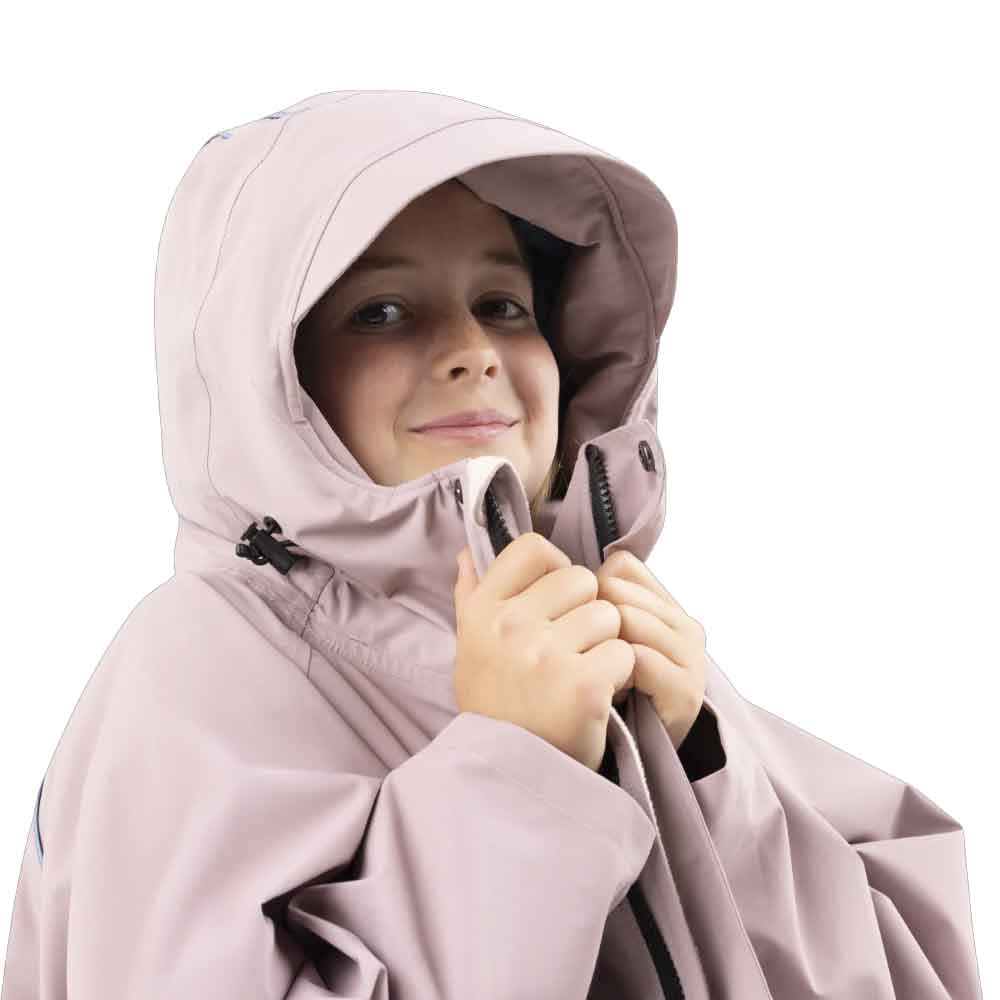 Red Kids Pro Dry Change Robe Pink