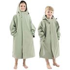 Red Kids Pro Dry Change Robe Sage