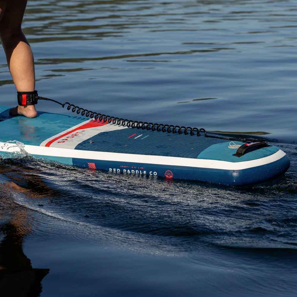 Red Paddle Coil Sup Leash