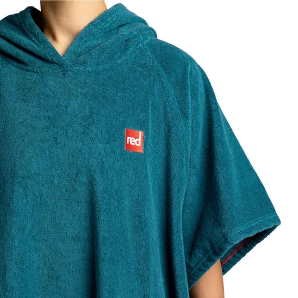 Red Paddle Poncho Towel Change Robe - Deep Teal