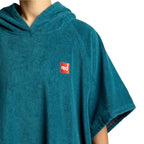 Red Paddle Poncho Towel Change Robe - Deep Teal