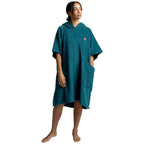 Red Paddle Poncho Towel Change Robe - Deep Teal