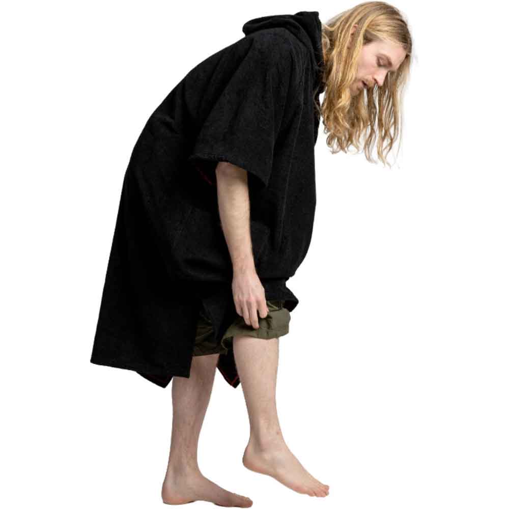 Red Paddle Poncho Towel Change Robe - Stealth