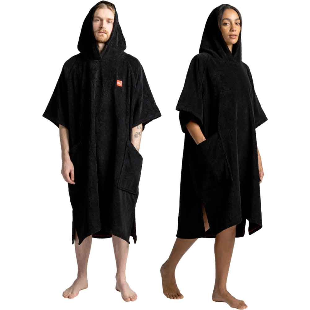 Red Paddle Poncho Towel Change Robe - Stealth