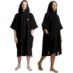 Red Paddle Poncho Towel Change Robe - Stealth