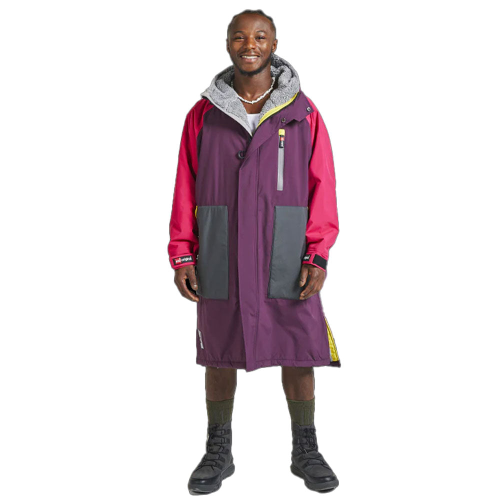 Red Paddle Pro Change Evo Jacket 2 Colourblock  - Burgandy Pink - Size Medium