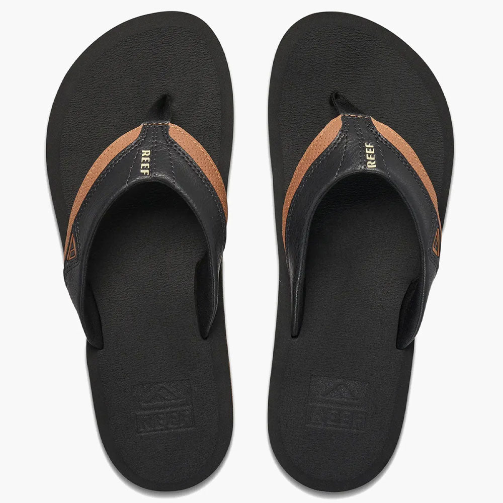 Reef Cushion Dawn Black / Tan Sandals