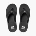 Reef Fanning Flip Flops  - Black/Silver