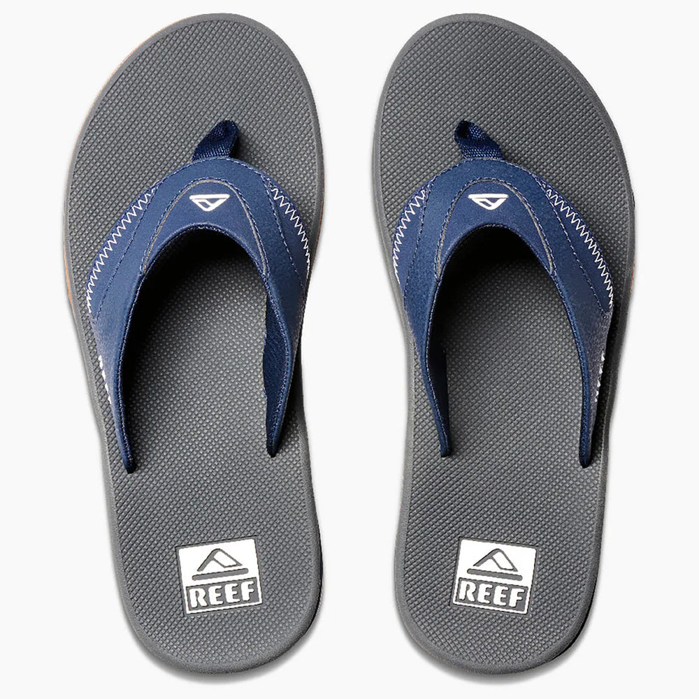Reef Fanning Flip Flops - Navy/Shadow