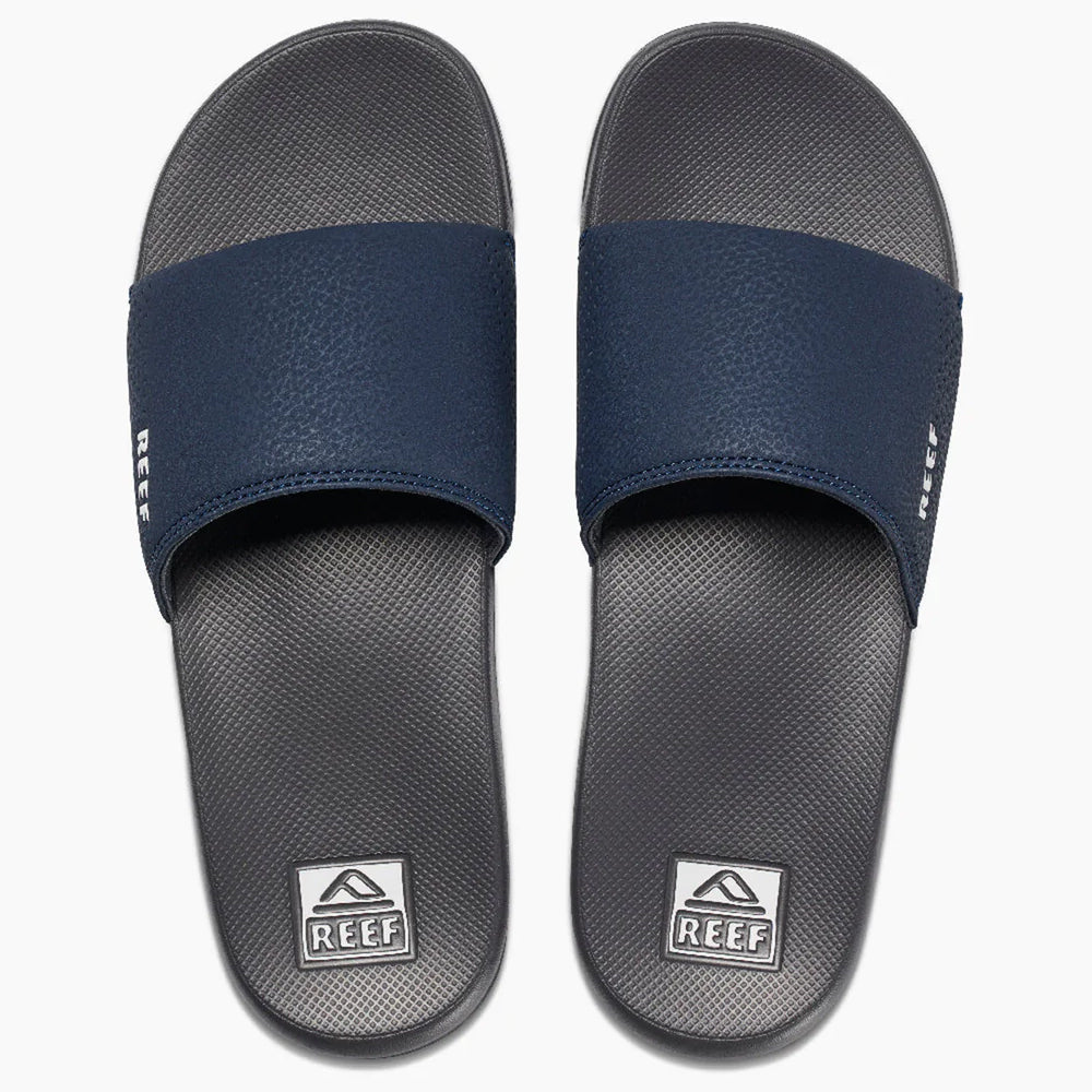 Reef One Slide - Navy/White