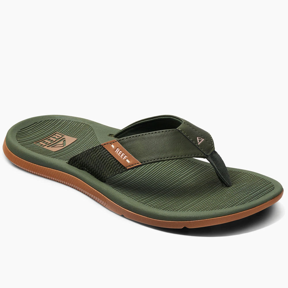 Reef Santa Ana Flip Flops - Olive/Gum