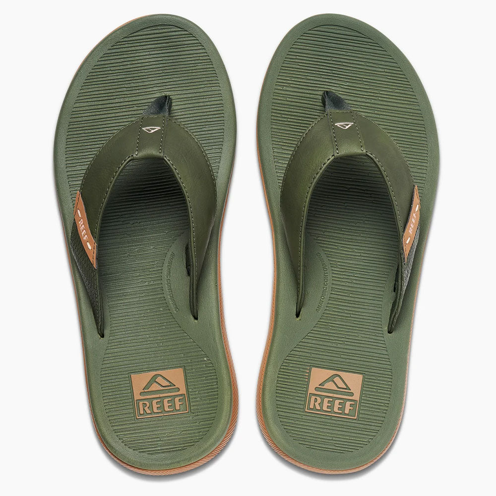 Reef Santa Ana Flip Flops - Olive/Gum