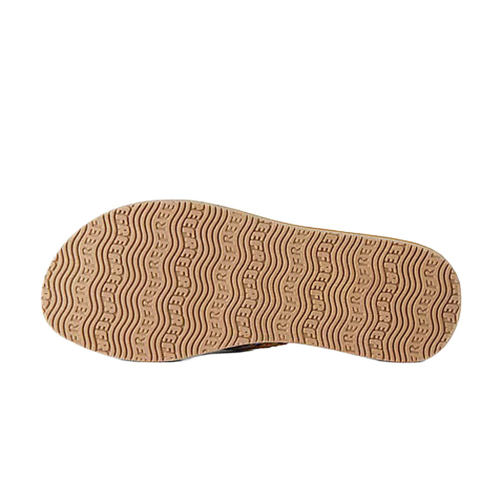 Reef Womens Baja Elana Brown/Pink Flip Flop