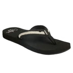 Reef Womens Baja Maria Black/Vintage Flip Flop