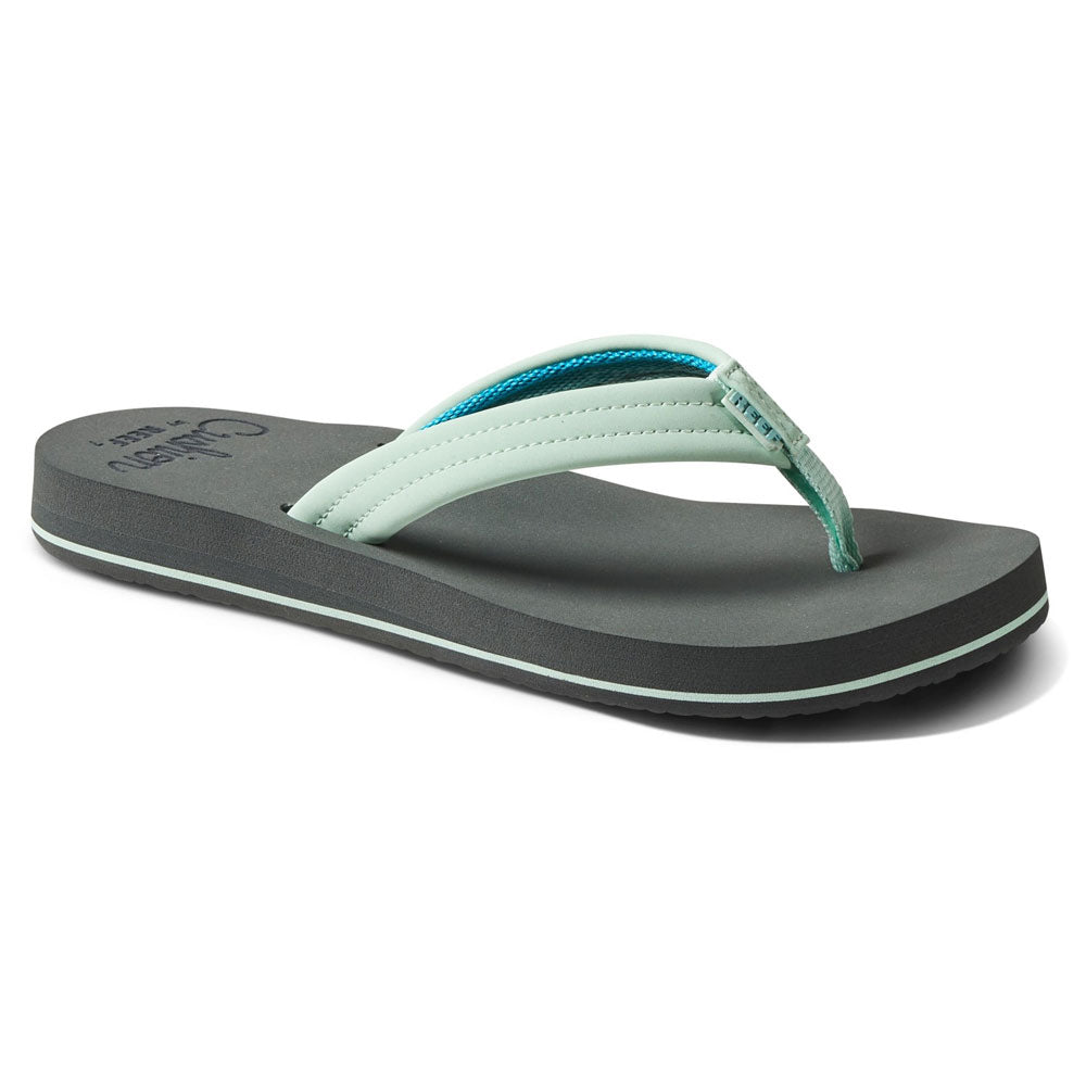 Reef Womens Cushion Breeze Grey / Mint Sandals