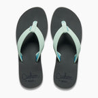 Reef Womens Cushion Breeze Grey / Mint Sandals